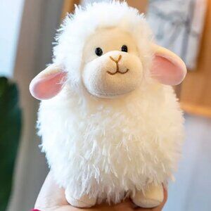 Adorable Sheep Plush Stuffed Animal Toy All Ages 8" Plush Naptime Sheep NWT